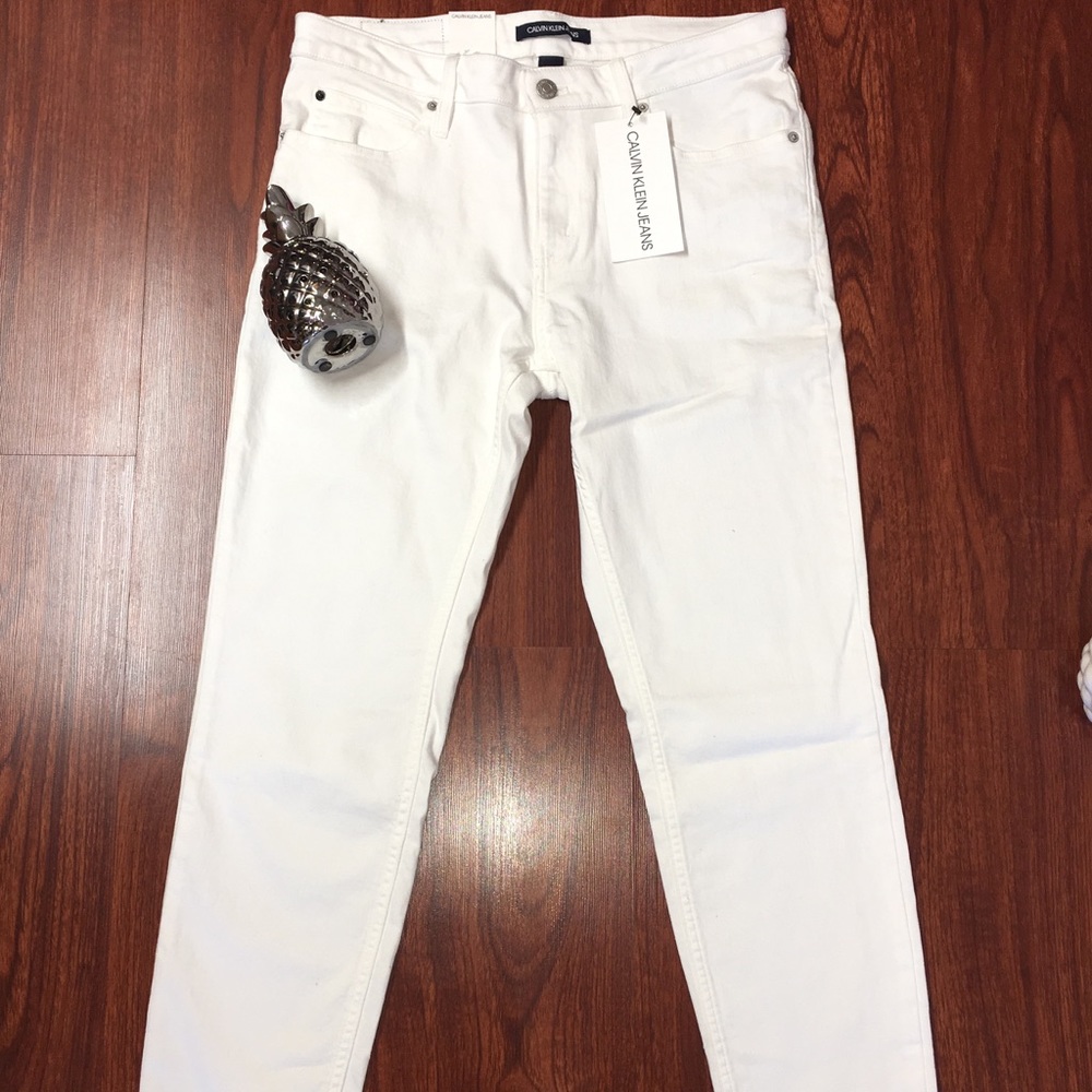 NWT white Calvin Klein jeans
